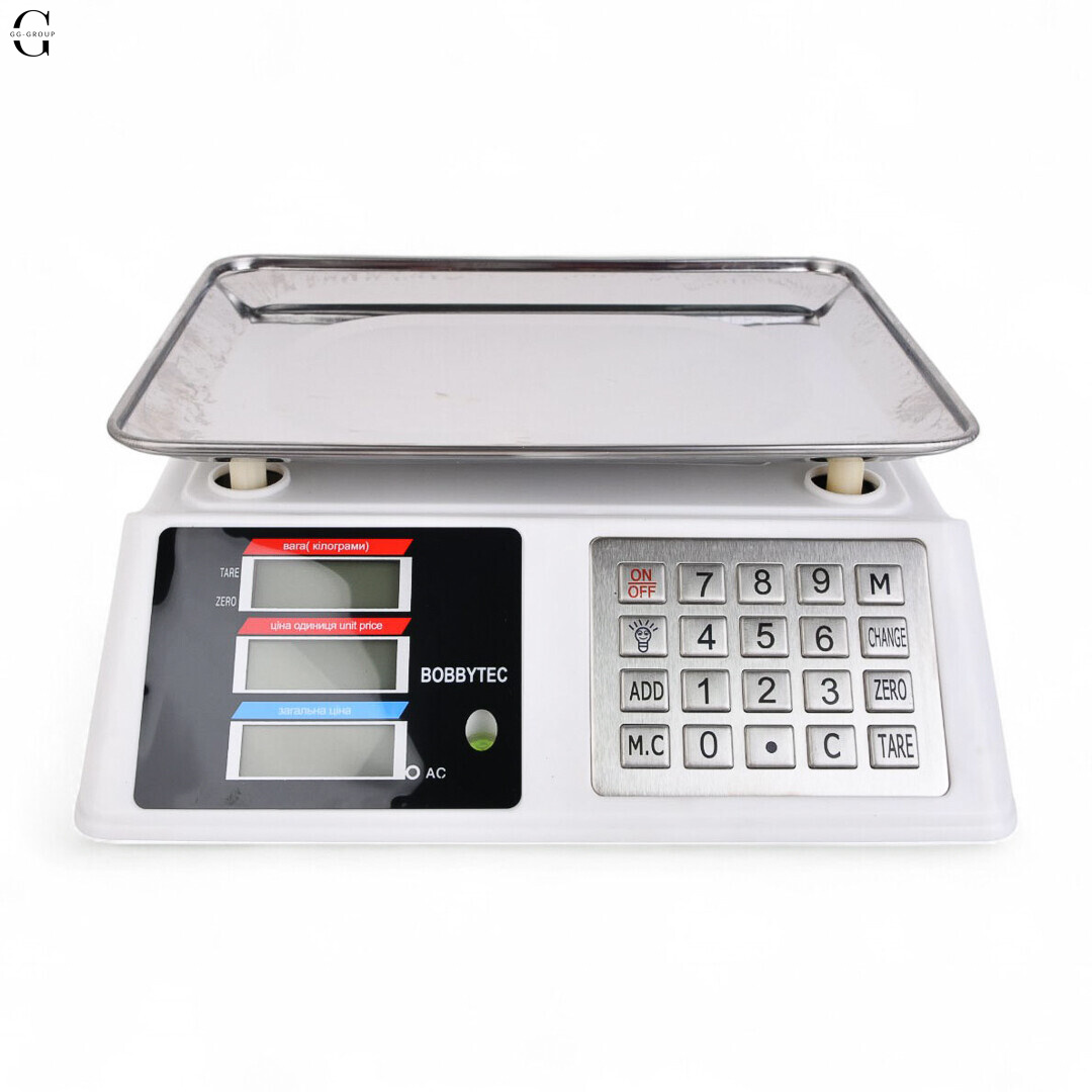 Электронные весы Bobbytec BX-20, 50 кг, 2 г, двухсторонний дисплей, аккумулятор